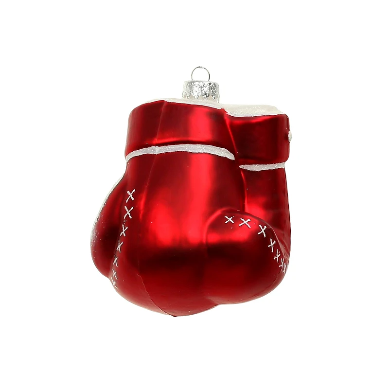 3.5" Red Glass Boxing Gloves Ornament by Ashland®