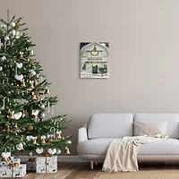 Stupell Industries Christmas Tree Barn Rural Countryside Canvas Wall Art