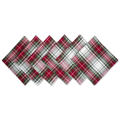 DII® Christmas Plaid Napkins, 6ct.