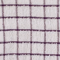 DII® Eggplant Combo Windowpane Dishcloths, 6ct.