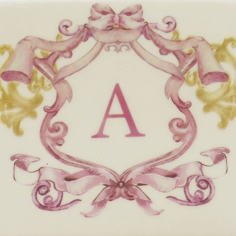 4.5" x 4" Ceramic Monogram Décor by Ashland