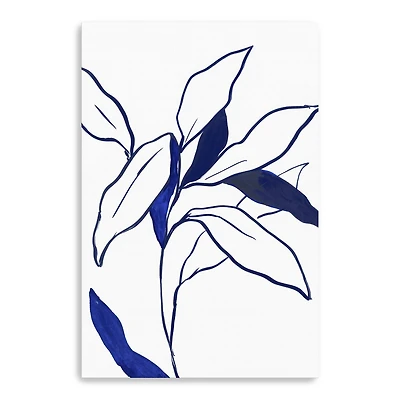 Indigo Lilly Canvas Giclee