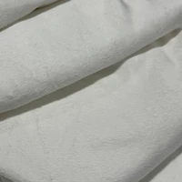 Feldman White Soft Chenille Fabric