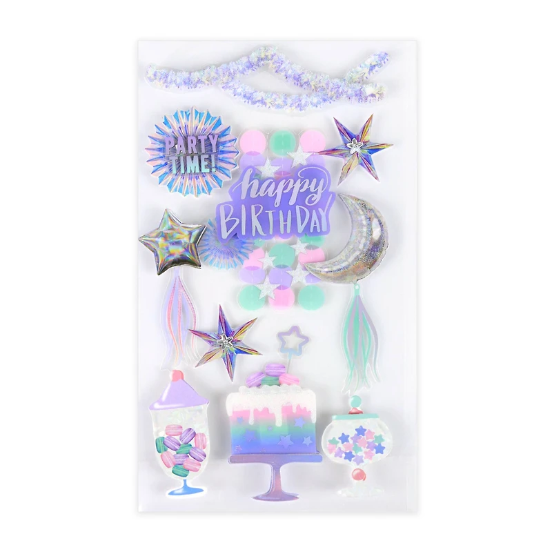 Holographic Birthday Dimensional Stickers by Recollections™