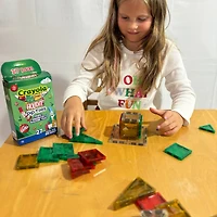 Crayola® Mini Holiday Glitter PIP 27-Piece Magnetic Tile Set