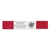 12 Pack: 1" Red Knit Elastic by Loops & Threads™