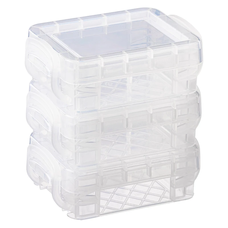 Clear Bitty Boxes by Simply Tidy™, 3ct.