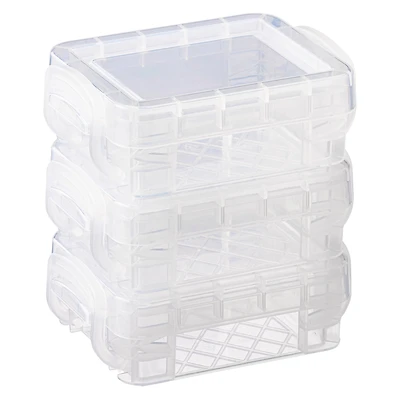 Clear Bitty Boxes by Simply Tidy™, 3ct.