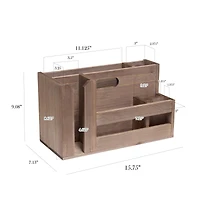 Elegant Designs Wood Caddy Organizer