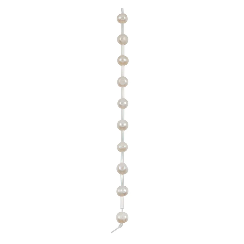 White Potato Freshwater Pearl Beads by Bead Landing™