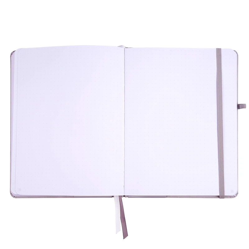 Gray Premium Hardcover Dot Journal, 6" x 8" by Artist's Loft™