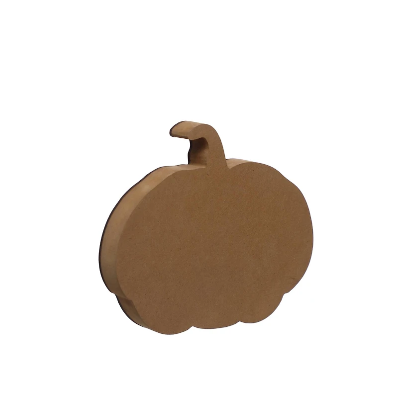 8" Brown Leaf Carved Pumpkin Tabletop Décor by Ashland®