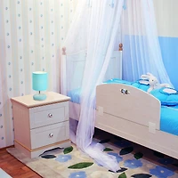 Simple Designs Stonies Small Stone Look Table Lamp