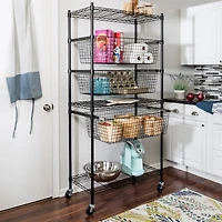 Honey Can Do Black All-Star Sports Shelving