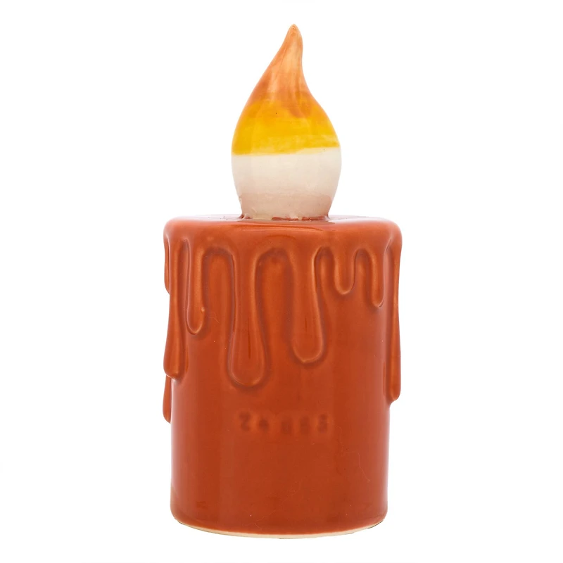 7" Jack Orange Candles with LED Lights, 2ct.