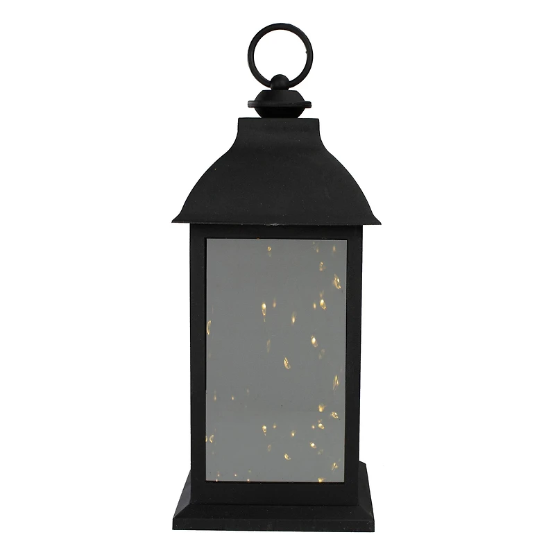 12.5" LED Lantern with Warm White Flickering Light