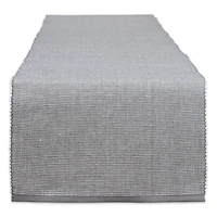 DII® 108" Gray & White 2-Tone Ribbed Table Runner