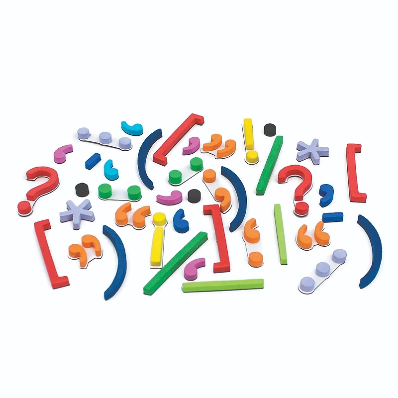 Junior Learning® Rainbow Punctuation Marks Magnetic Activities Set