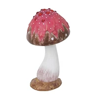 8.5" Red Mushroom Tabletop Accent by Ashland®
