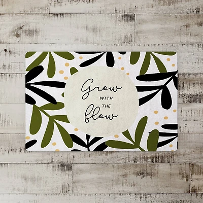 Grow With The Flow 27" x 18" Floor Mat