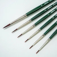 Silver Brush Limited Ruby Satin® 6 Piece Round Brush Set