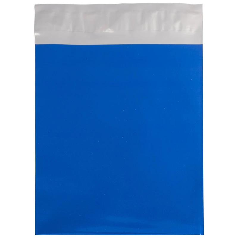 JAM Paper 6.25" x 7.875" Blue Peel & Seal Closure Foil Envelopes, 25ct.