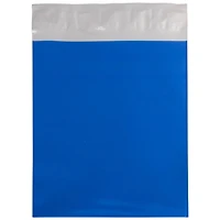 JAM Paper 6.25" x 7.875" Blue Peel & Seal Closure Foil Envelopes, 25ct.