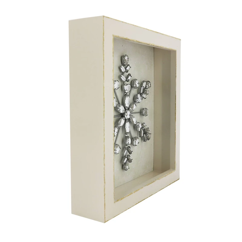7" x 8" Snowflake Block Tabletop Décor by Ashland