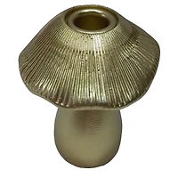 Gold Mushroom Taper Candle Holder by Ashland
