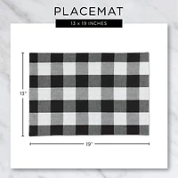 DII® Christmas Plaid Placemats, 6ct.