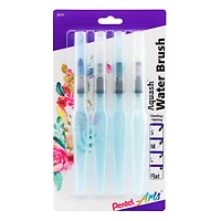 Pentel Aquash Water Brush Set, 4-Brushes