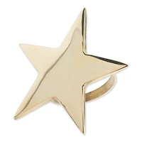 DII® Gold Star Napkin Rings, 6ct.
