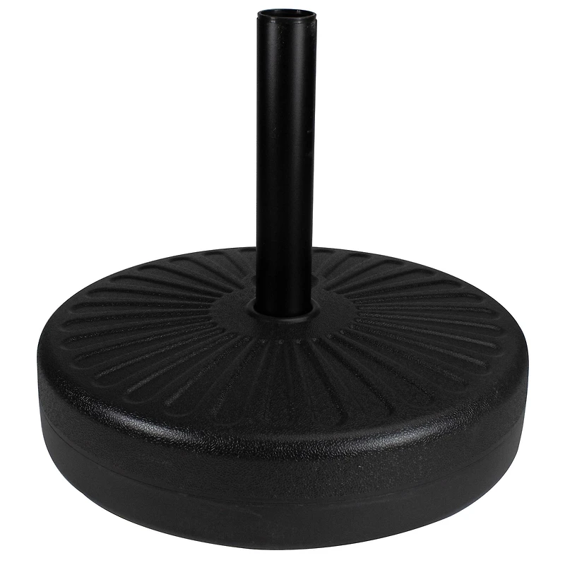 48lb. Black Heavy Duty Water or Sand Umbrella Base