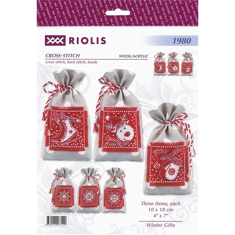 RIOLIS Winter Gifts Cross Stitch Kit