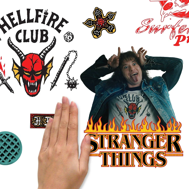 RoomMates Stranger Things Season 4 Icons Peel & Stick Wall Decals