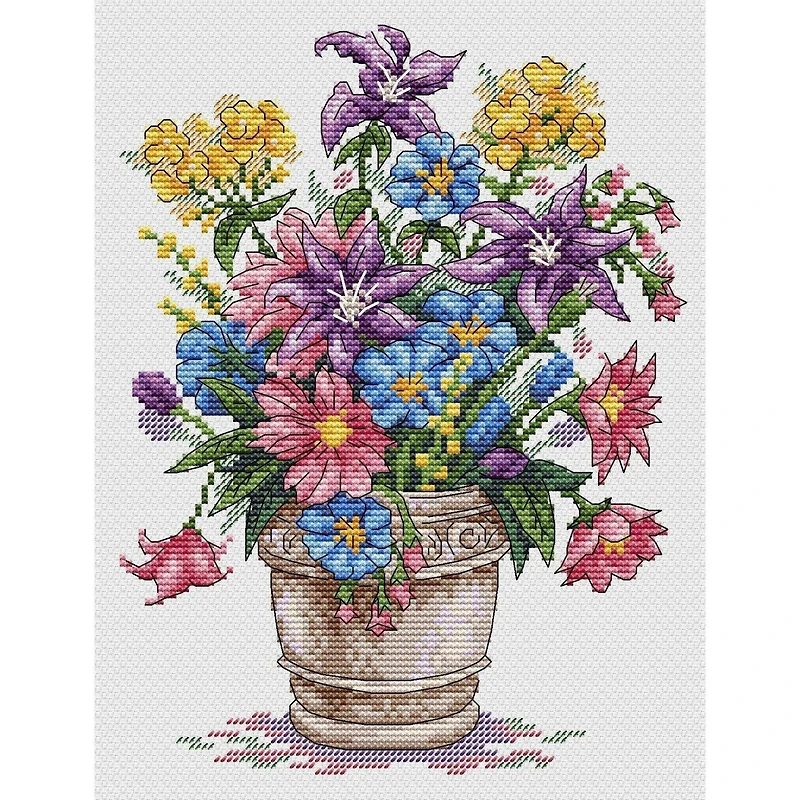MP Studia Bouquet Of Inspiration Cross Stitch Kit