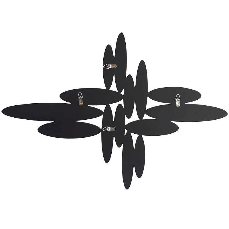 The Novogratz Silver Glass Frameless Wall Mirror 40" x 1" x 28"