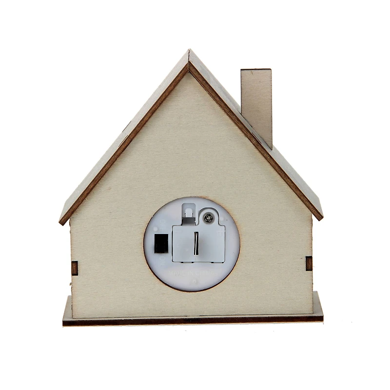 DIY LED Wood Village Santa House by Make Market®