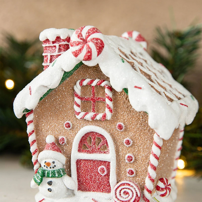 Glitzhome® Gingerbread House Stocking Holder Set