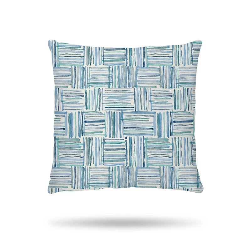 Springs Creative Modern Coastal Riot Raffia Blue Fabric