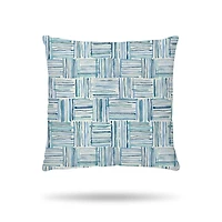Springs Creative Modern Coastal Riot Raffia Blue Fabric