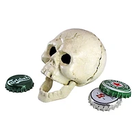 Design Toscano Pop Your Top Skeleton Skull Cast Iron Bottle Opener