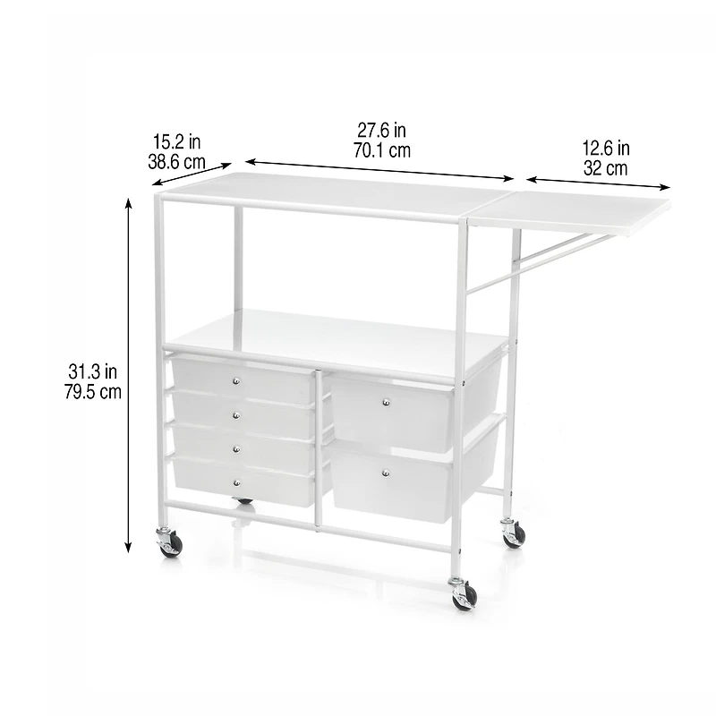 Essex Rolling Cart by Simply Tidy