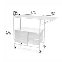 Essex Rolling Cart by Simply Tidy