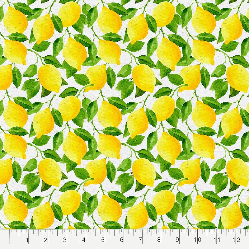 Fabric Editions Lemons Cotton Fabric