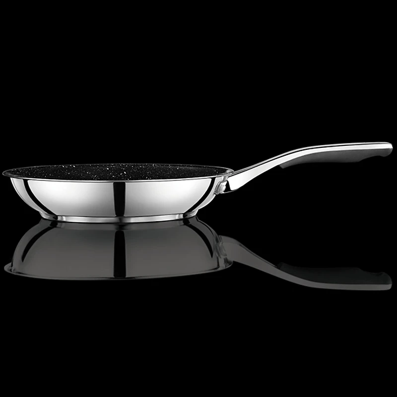 Starfrit 11" Stainless Steel Nonstick Fry Pan with Stainless Steel Handle