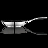 Starfrit 11" Stainless Steel Nonstick Fry Pan with Stainless Steel Handle