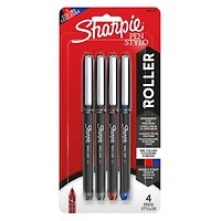 Sharpie® 4 Rollerball Pens, 0.5mm