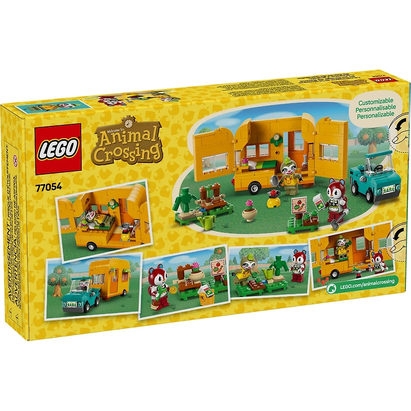 LEGO® Animal Crossing™ Leif’s Caravan & Garden Shop Building Kit 77054
