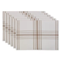 DII® Home Sweet Farmhouse Stone Cotton Placemats, 6ct.